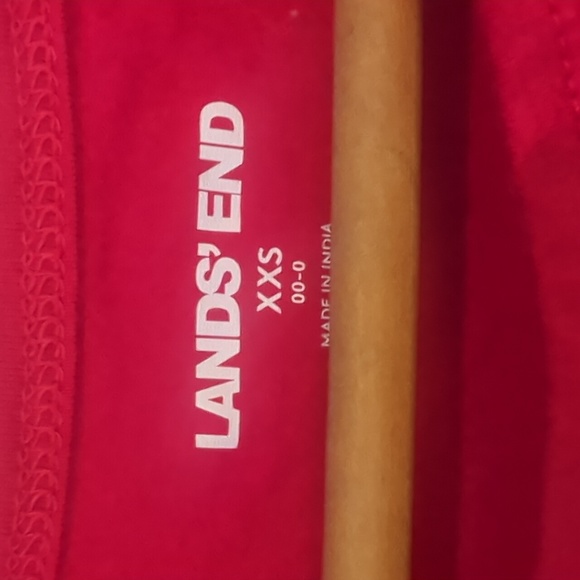 Lands end XXS red layering long sleeve tee - Picture 3 of 3